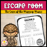 Escape Room for Music Class - End of Year Review Game