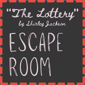 Preview of Escape Room for "The Lottery" by Shirley Jackson