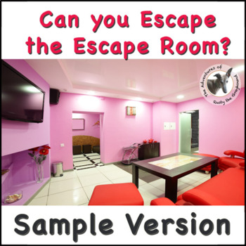 Preview of Escape Room? sample version Social Skills Behavior Story - SEL
