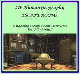 Escape Rooms AP Human Geography Bundle