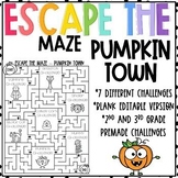 Escape The Maze - Pumpkin Town - EDITABLE