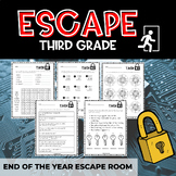 Escape Third Grade | Escape Room | End of the Year Review