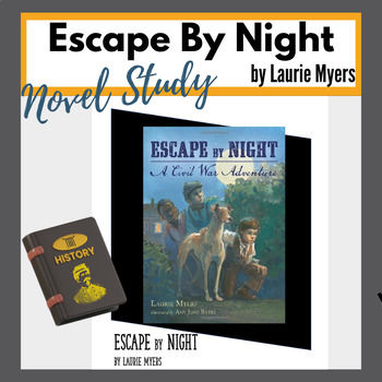 Preview of Escape by Night Standards-Based Novel Study