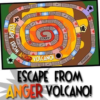 Escape From Anger Island Board Game 2006 Franklin Learning Systems