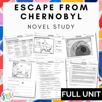 Preview of Escape from Chernobyl by Andy Marino Novel Study Unit