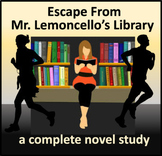 Escape From Mr. Lemoncello's Library - a complete novel study