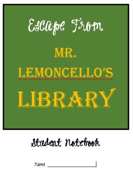 Preview of Escape from Mr. Lemoncello's Library - CCSS Aligned Literature Study