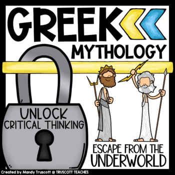 Preview of Greek Mythology Escape Room ... Escape from the Underworld