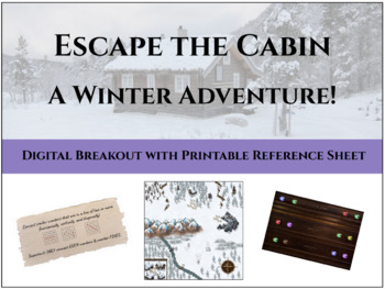 Preview of Escape the Cabin: A Winter Adventure! (Digital Breakout, Escape Room)