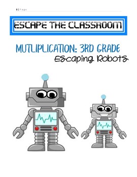 Preview of Escape the Classroom-3rd Grade Multiplication Math Escape Game