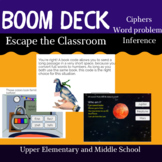 Escape the Classroom Middle School/Upper Elementary NO PRE