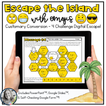 Preview of Customary Conversion Digital Escape Activity