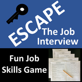 Escape the Job Interview Skills Game Activity