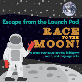 Preview of Escape the Launch Pad - Race to the Moon! Team Challenge Activity