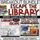 Escape the Library No-Locks Breakout and STEM Challenge Bundle