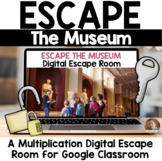 Escape the Museum Digital Multiplication Escape Room for G