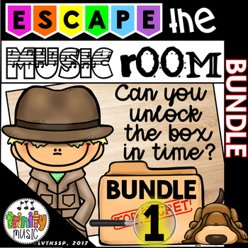 Preview of Escape the Music Room - Bundle 1