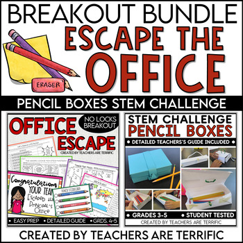 Escape the Principal's Office No-Locks and STEM Bundle by Teachers Are  Terrific