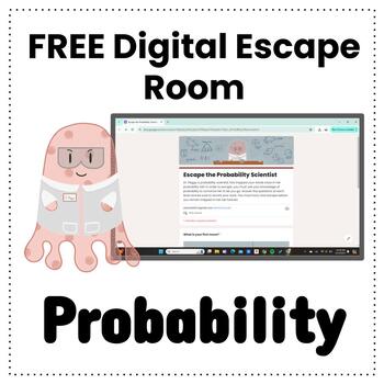Preview of Escape the Probability Scientist - FREE Google Form Escape Room