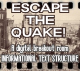 Escape the Quake! Text Structure Escape / Breakout Room ~N
