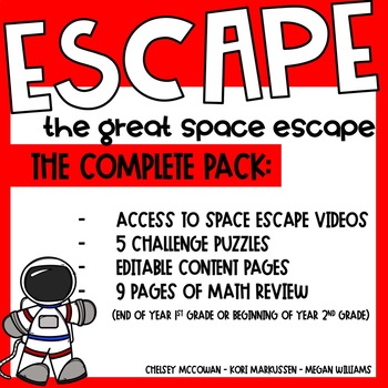 Preview of Escape Room: The Great Space Escape