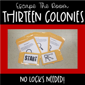 Preview of Escape the Room-Thirteen Colonies