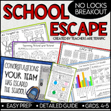 Escape the School - An End of Year No Locks Breakout Activity