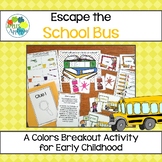 Escape the School Bus! Color Sorting and Identification Activity