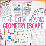 Geometry Escape | A Geometry Breakout Project | Print & Digital