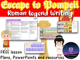 Escape to Pompeii - Roman Writing Lesson - Prepositions