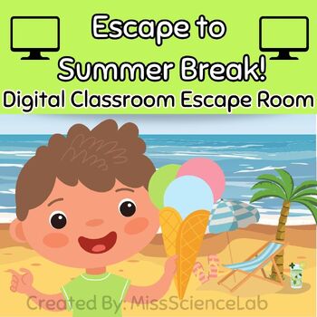 Preview of Escape to Summer Break Escape Room