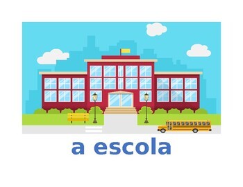 Preview of Escola (School Places in Portuguese) Posters