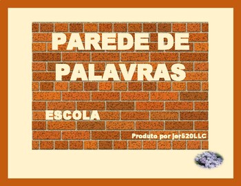 Preview of Escola (School in Portuguese) Word Wall