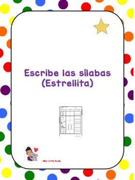 Worksheet - SílabaMa by Our Tiny Corner - Nuestra Esquinita