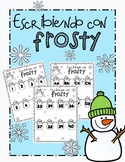 Christmas: Escribiendo con Frosty (numberos y letras)