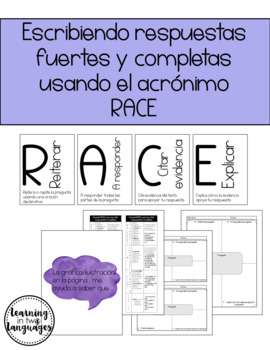 RACE to Respond/RACE a responder Spanish & English