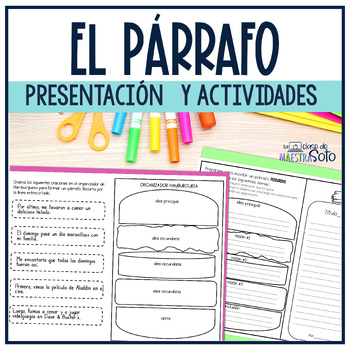 Preview of Escribir párrafo narrativo, persuasivo e informativo  Paragraph Writing Spanish