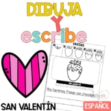 Escritura San Valentín Writing in Spanish