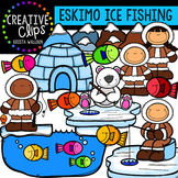 Inuit Ice Fishing {Creative Clips Digital Clipart}