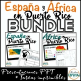 España y África en Puerto Rico - Bundle - Periodo de Colon