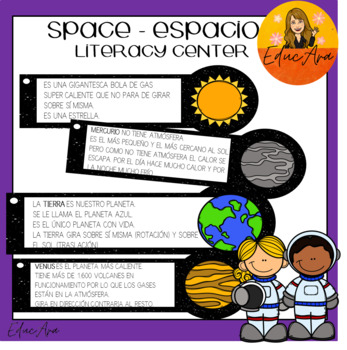 Preview of Espacio- Llavero // Space in spanish