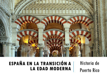 Preview of España en la transición a la Edad Moderna