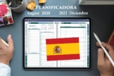 Español Digital Agenda Anual por hora Goodnotes 2020 2021 