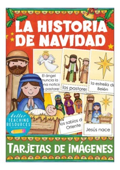 Preview of Espanol: El cuento de la Navidad, tarjetas de vocabulario, Spanish Christmas