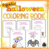 Español Halloween Coloring Spanish Busy Coloring Book Span