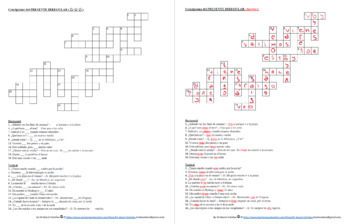 Español: No-prep Irregular Present Crossword in 3 levels by Mr Beard ...