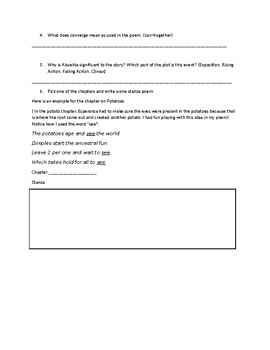 esperanza poetry activity end book preview