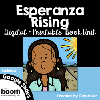 Preview of Esperanza Rising Novel Study Digital + Printable Book Unit