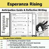 Esperanza Rising - Anticipation Guide & Reflection