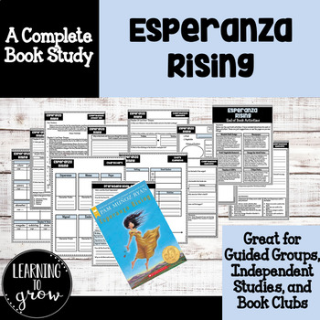 Preview of Esperanza Rising - Book Study